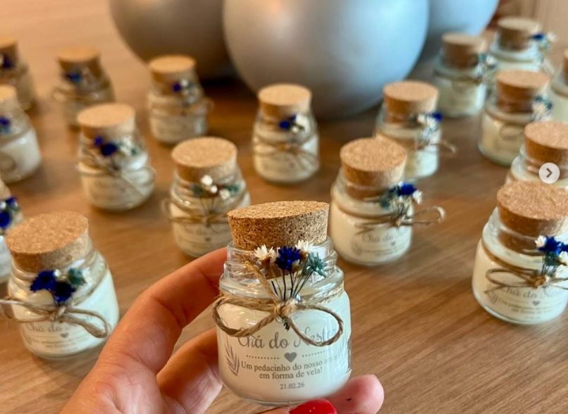 Velas Aromáticas como Lembrancinhas: como o olfato cria memórias afetivas duradouras nos seus convidados