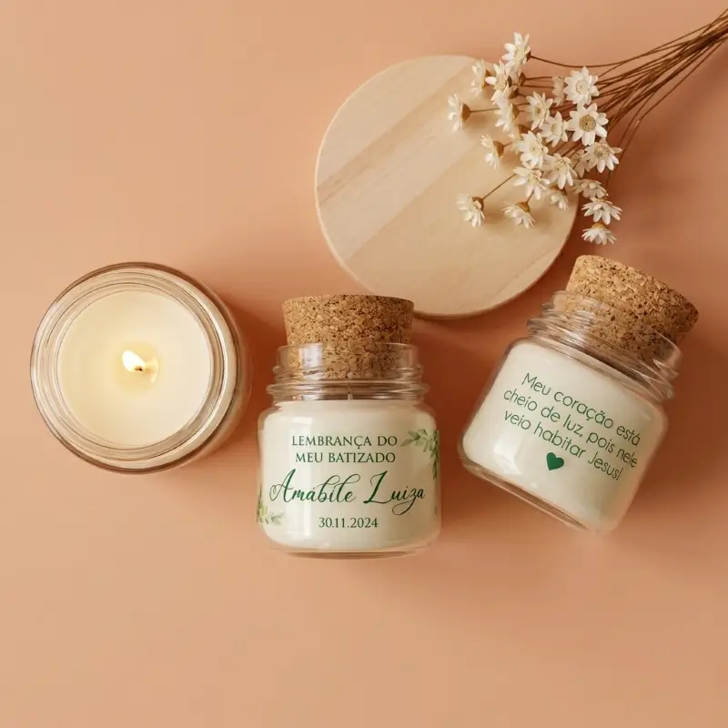 Velas Aromáticas para Batizado
