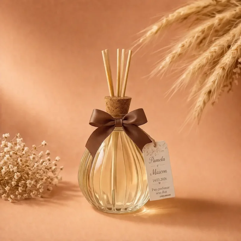 Difusor de Ambientes 100ml Personalizado com lacinho