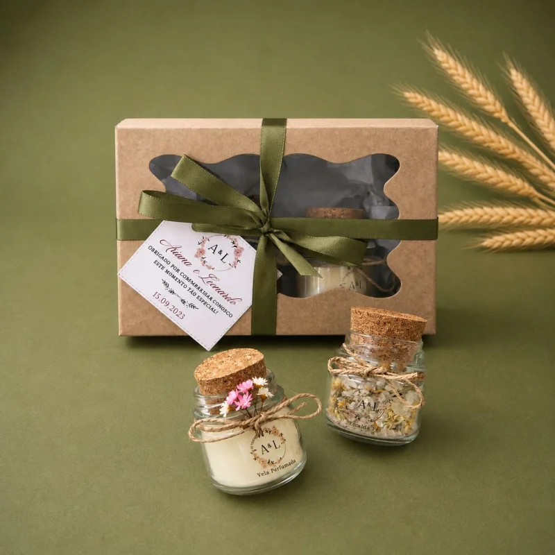 Kit 1 – Vela Aromática + Escalda Pés