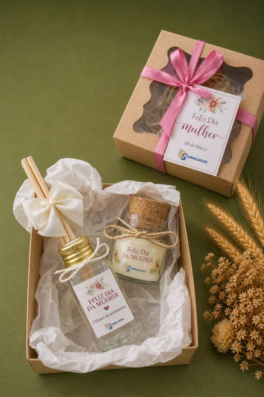 Kit 5 – Vela Aromática + Difusor de Ambientes